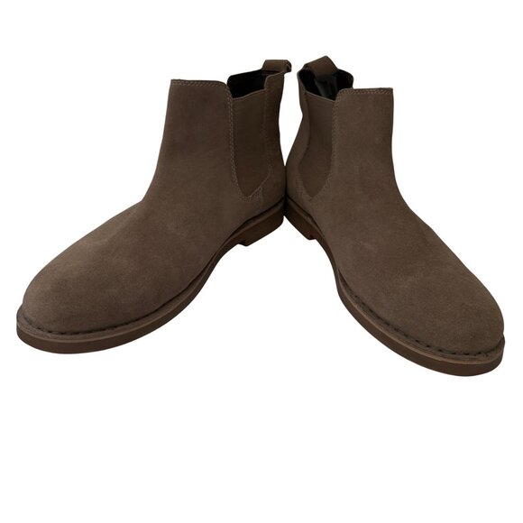 NWOB Nordstrom BP Camel Sand Suede Chelsea Boots Men’s Size 9.5 - Picture 1 of 7